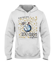 OH MY STARS WE ARE 100 DAYS BRIGHTER Hooded Sweatshirt thumbnail