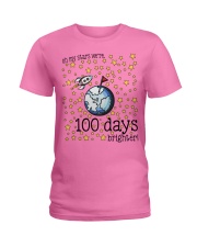 OH MY STARS WE ARE 100 DAYS BRIGHTER Ladies T-Shirt thumbnail