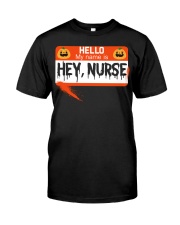 HELLO MY NAME IS HEY NURSE Premium Fit Mens Tee thumbnail