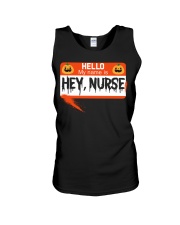 HELLO MY NAME IS HEY NURSE Unisex Tank thumbnail