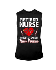 Retired Nurse goodbye tension hello pension Sleeveless Tee thumbnail