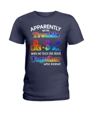 2nd grade trouble together Ladies T-Shirt thumbnail