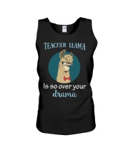 Teacher Llama Unisex Tank thumbnail