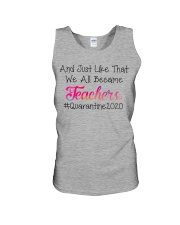 we all became Teachers Unisex Tank thumbnail