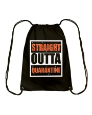 STRAIGHT OUTTA QUARANTINE Drawstring Bag thumbnail