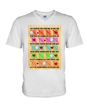 WE STARTED OUR COUNTING ON DAY ONE IN BETWEEN V-Neck T-Shirt thumbnail