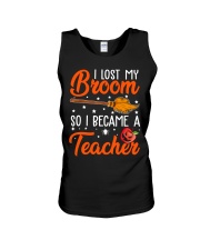I LOST MY BROOM SO I BECAME A TEACHER Unisex Tank thumbnail