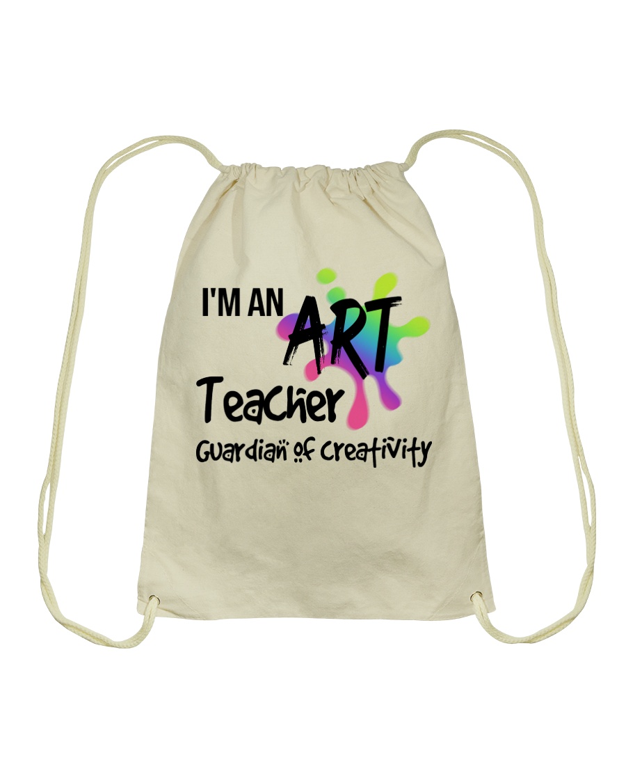 I'm an Art Teacher Drawstring Bag