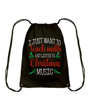 I JUST WANT TO TEACH MATH Drawstring Bag thumbnail