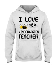 I Love being a kindergarten Teacher Hooded Sweatshirt thumbnail