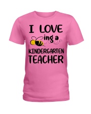 I Love being a kindergarten Teacher Ladies T-Shirt thumbnail