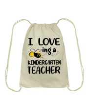 I Love being a kindergarten Teacher Drawstring Bag thumbnail