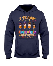 I TEACH KINDERGARTEN WILD THINGS Hooded Sweatshirt thumbnail