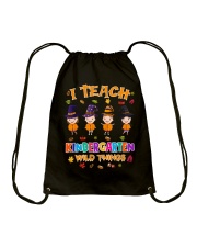 I TEACH KINDERGARTEN WILD THINGS Drawstring Bag thumbnail