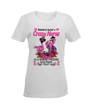 Crazy nurse Ladies T-Shirt women-premium-crewneck-shirt-front