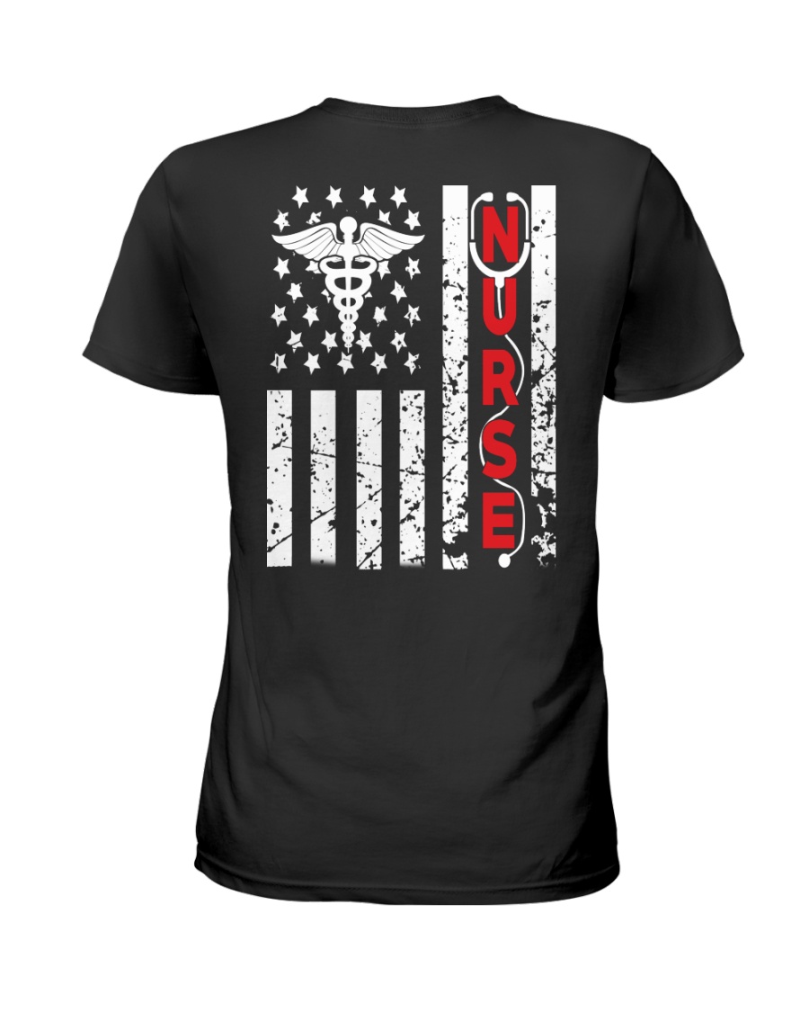 Nurse Flag Ladies T-Shirt