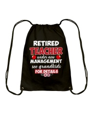 Old Woman - Teacher Drawstring Bag thumbnail