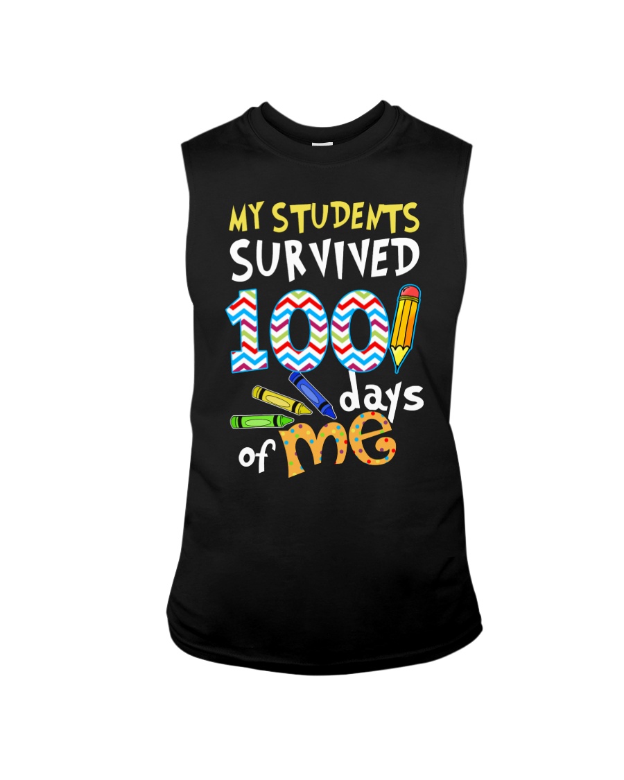 MY STUDENTS SURVIVED 100 DAYS OF ME Sleeveless Tee