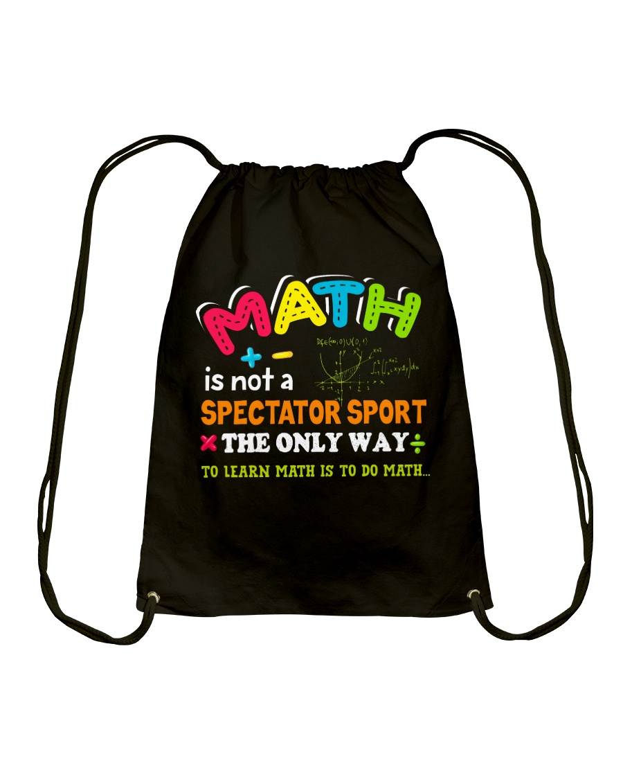 Math Teacher Drawstring Bag