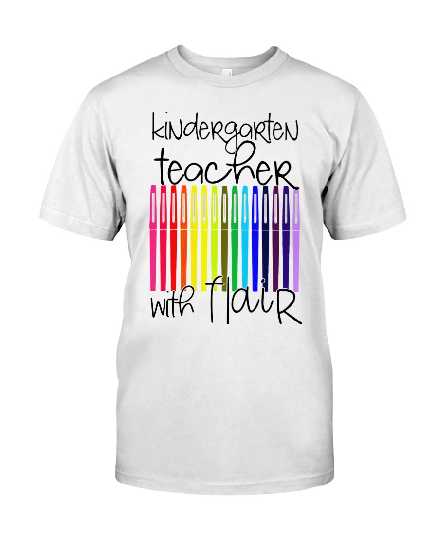 Kindergarten Teacher with Flair Classic T-Shirt