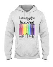 Kindergarten Teacher with Flair Hooded Sweatshirt thumbnail