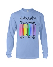 Kindergarten Teacher with Flair Long Sleeve Tee thumbnail