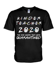 Kinder Teacher 2020 V-Neck T-Shirt thumbnail