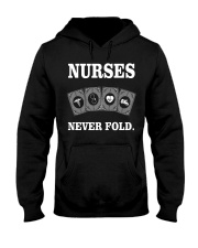 Nurses never fold Hooded Sweatshirt thumbnail