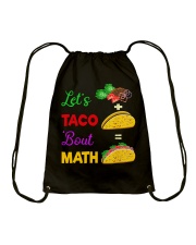 LET'S TACO 'BOUT MATH Drawstring Bag thumbnail