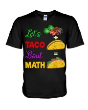 LET'S TACO 'BOUT MATH V-Neck T-Shirt thumbnail
