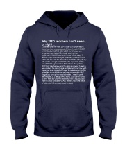 Why SPED teacher's can't sleep at night Hooded Sweatshirt thumbnail