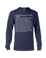 Why SPED teacher's can't sleep at night Long Sleeve Tee thumbnail