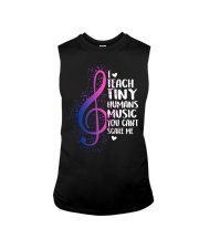 I TEACH TINY HUMANS MUSIC YOU CAN'T SCARE ME Sleeveless Tee thumbnail