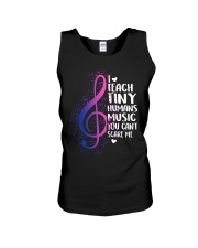 I TEACH TINY HUMANS MUSIC YOU CAN'T SCARE ME Unisex Tank thumbnail