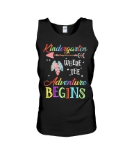 Kindergarten where the Adventure Begins Unisex Tank thumbnail