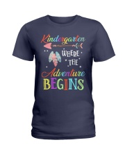 Kindergarten where the Adventure Begins Ladies T-Shirt thumbnail