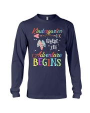 Kindergarten where the Adventure Begins Long Sleeve Tee thumbnail