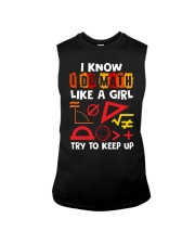 I know i do math like a girl Sleeveless Tee thumbnail