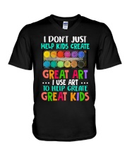 Great Art Kids V-Neck T-Shirt thumbnail