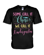 we call it kindergarten V-Neck T-Shirt thumbnail