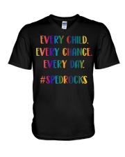 EVERY CHILD EVERY CHANCE EVERY DAY V-Neck T-Shirt thumbnail