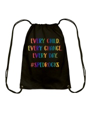 EVERY CHILD EVERY CHANCE EVERY DAY Drawstring Bag thumbnail