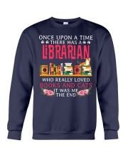 Books And Cats Crewneck Sweatshirt thumbnail