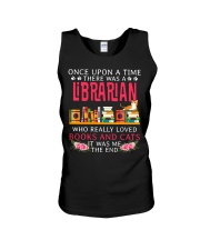Books And Cats Unisex Tank thumbnail