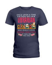 Books And Cats Ladies T-Shirt thumbnail