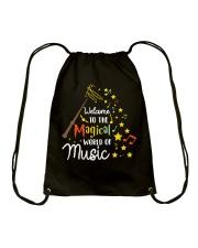 WELCOME TO THE MAGICAL WORLD OF MUSIC Drawstring Bag thumbnail