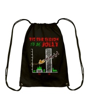TIS THE SEASON TO BE JOLLY Drawstring Bag thumbnail