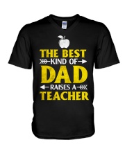 Perfect Gift - for Teacher's Dad V-Neck T-Shirt thumbnail