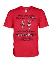Teacher Dancing V-Neck T-Shirt thumbnail