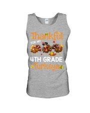 THANKFUL FOR MY 4TH GRADE TURKEYS Unisex Tank thumbnail